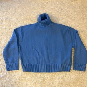H&M Vibrant Blue Turtleneck Sweater